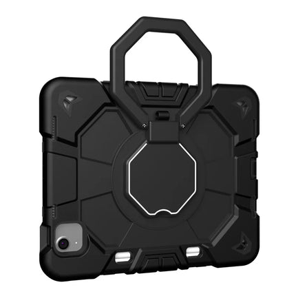 For iPad Air 11 (2024) Case with Hand Grip Kickstand PC + Silicone Tablet Cover
