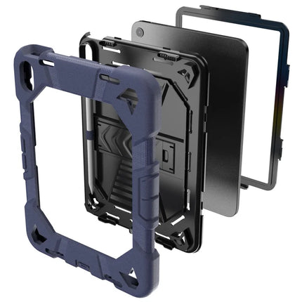 For iPad 10.9 (2022) Tablet Case with Kickstand PC + Silicone Shockproof Protective Cover