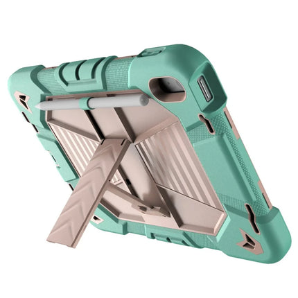 For iPad 10.9 (2022) Tablet Case with Kickstand PC + Silicone Shockproof Protective Cover