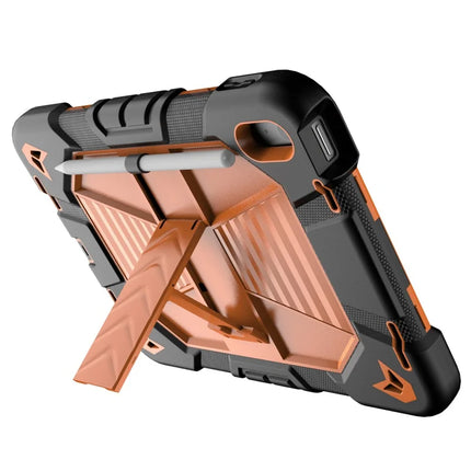 For iPad 10.9 (2022) Tablet Case with Kickstand PC + Silicone Shockproof Protective Cover