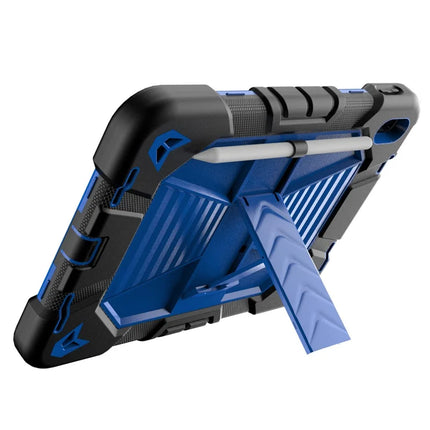 For iPad 10.9 (2022) Tablet Case with Kickstand PC + Silicone Shockproof Protective Cover