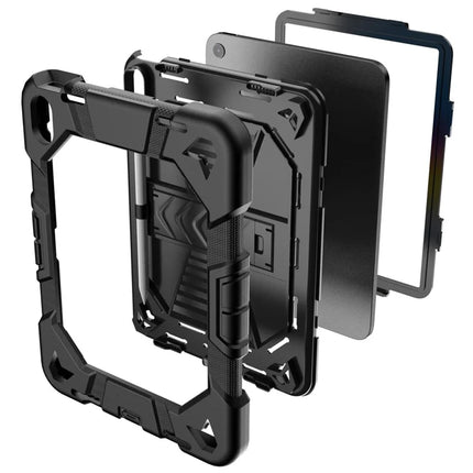 For iPad 10.9 (2022) Tablet Case with Kickstand PC + Silicone Shockproof Protective Cover