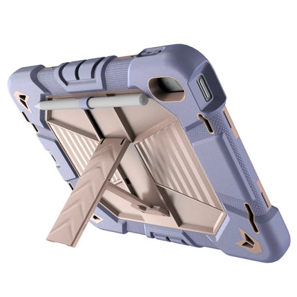 For iPad 10.9 (2022) Tablet Case with Kickstand PC + Silicone Shockproof Protective Cover