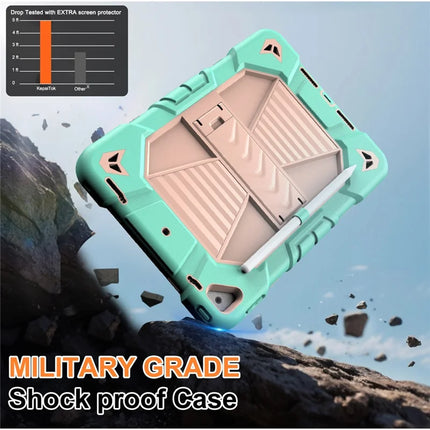 Tablet Case with Kickstand For iPad 10.2 (2021) / (2020) / (2019) PC + Silicone Shockproof Protective Cover