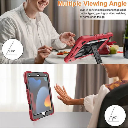 Tablet Case with Kickstand For iPad 10.2 (2021) / (2020) / (2019) PC + Silicone Shockproof Protective Cover