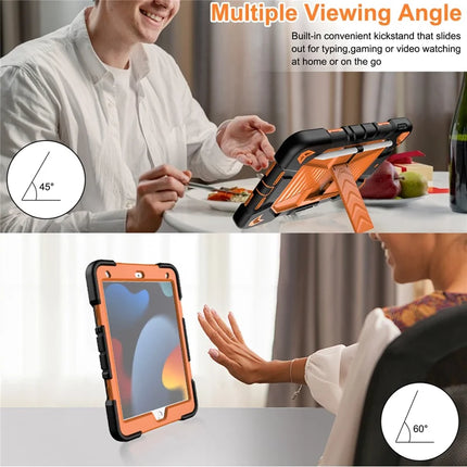 Tablet Case with Kickstand For iPad 10.2 (2021) / (2020) / (2019) PC + Silicone Shockproof Protective Cover