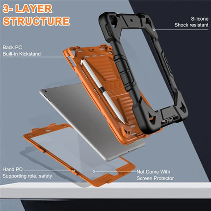 Tablet Case with Kickstand For iPad 10.2 (2021) / (2020) / (2019) PC + Silicone Shockproof Protective Cover
