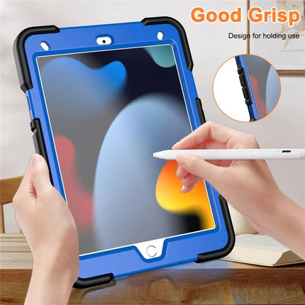 Tablet Case with Kickstand For iPad 10.2 (2021) / (2020) / (2019) PC + Silicone Shockproof Protective Cover