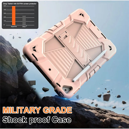 Tablet Case with Kickstand For iPad 10.2 (2021) / (2020) / (2019) PC + Silicone Shockproof Protective Cover