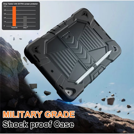 Tablet Case with Kickstand For iPad 10.2 (2021) / (2020) / (2019) PC + Silicone Shockproof Protective Cover