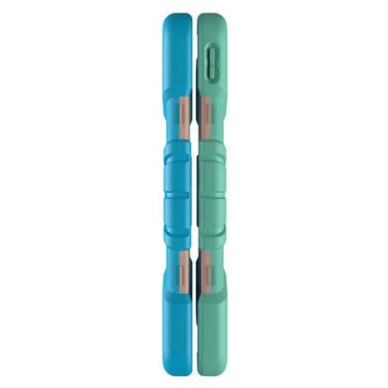 For iPad Air 11 (2024) Tablet Case with Kickstand PC + Silicone Shockproof Protective Cover