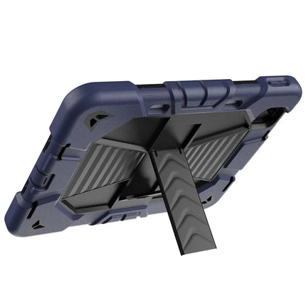 For iPad Air 11 (2024) Tablet Case with Kickstand PC + Silicone Shockproof Protective Cover
