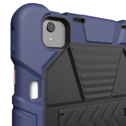 For iPad Air 11 (2024) Tablet Case with Kickstand PC + Silicone Shockproof Protective Cover