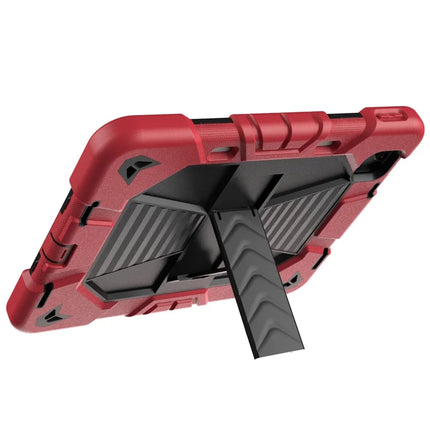 For iPad Air 11 (2024) Tablet Case with Kickstand PC + Silicone Shockproof Protective Cover