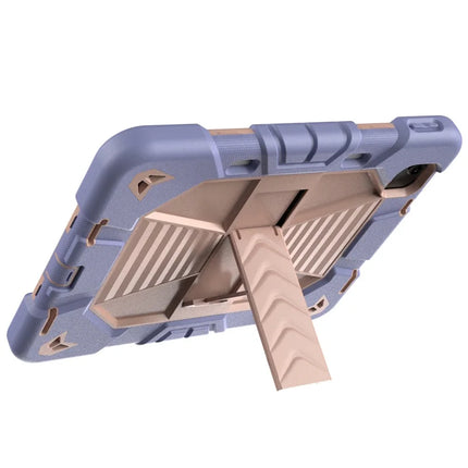 For iPad Air 11 (2024) Tablet Case with Kickstand PC + Silicone Shockproof Protective Cover