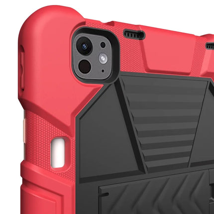 For iPad Pro 11 (2024) Tablet Case with Kickstand PC + Silicone Shockproof Protective Cover