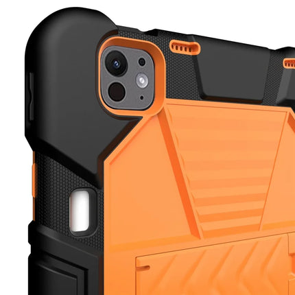For iPad Pro 11 (2024) Tablet Case with Kickstand PC + Silicone Shockproof Protective Cover