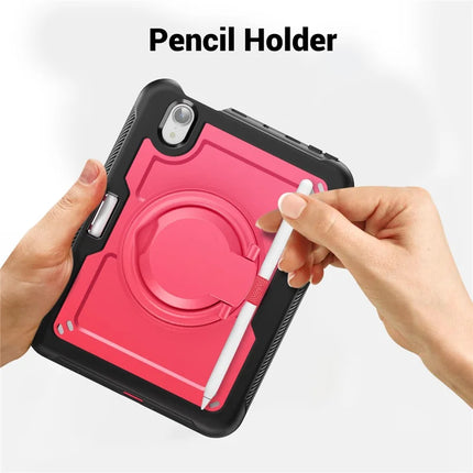 For iPad mini (2024)  /  (2021) Case Rotating Kickstand PC + TPU Shockproof Tablet Cover