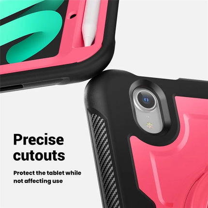 For iPad mini (2024)  /  (2021) Case Rotating Kickstand PC + TPU Shockproof Tablet Cover
