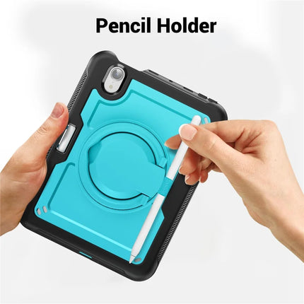 For iPad mini (2024)  /  (2021) Case Rotating Kickstand PC + TPU Shockproof Tablet Cover