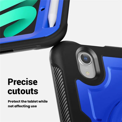 For iPad mini (2024)  /  (2021) Case Rotating Kickstand PC + TPU Shockproof Tablet Cover