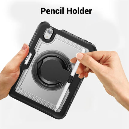 For iPad mini (2024)  /  (2021) Case Rotating Kickstand PC + TPU Shockproof Tablet Cover