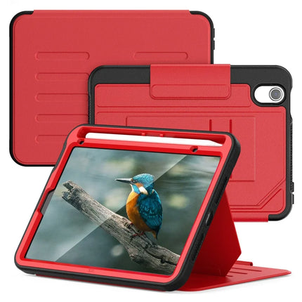 For iPad mini (2024)  /  (2021) Case with Card Slots PC + TPU + PU U-Shape Stand Tablet Cover