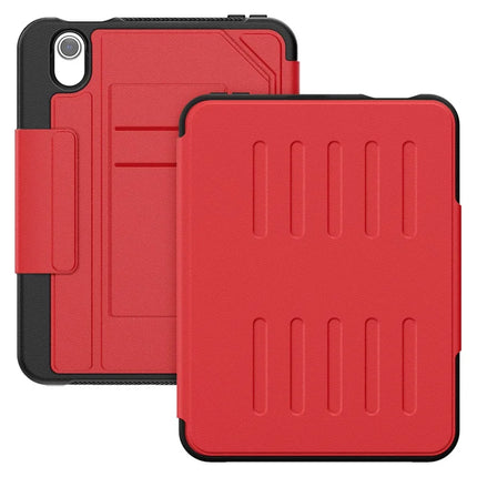 For iPad mini (2024)  /  (2021) Case with Card Slots PC + TPU + PU U-Shape Stand Tablet Cover