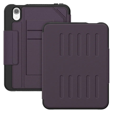 For iPad mini (2024)  /  (2021) Case with Card Slots PC + TPU + PU U-Shape Stand Tablet Cover