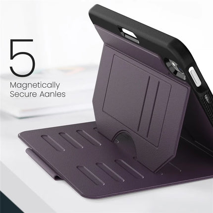 For iPad mini (2024)  /  (2021) Case with Card Slots PC + TPU + PU U-Shape Stand Tablet Cover