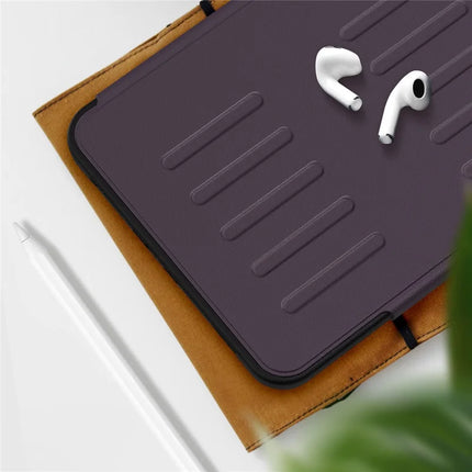 For iPad mini (2024)  /  (2021) Case with Card Slots PC + TPU + PU U-Shape Stand Tablet Cover