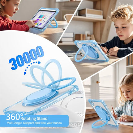 For iPad mini (2024) / mini (2021) Case Rotary Kickstand PC TPU Acrylic Tablet Cover