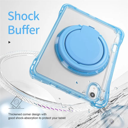 For iPad mini (2024) / mini (2021) Case Rotary Kickstand PC TPU Acrylic Tablet Cover