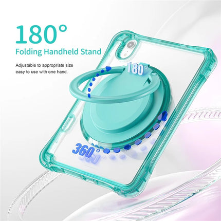 For iPad mini (2024) / mini (2021) Case Rotary Kickstand PC TPU Acrylic Tablet Cover