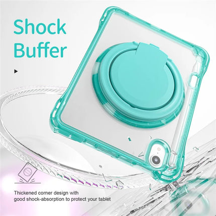 For iPad mini (2024) / mini (2021) Case Rotary Kickstand PC TPU Acrylic Tablet Cover