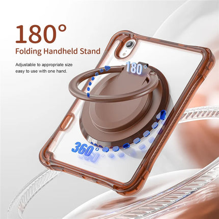 For iPad mini (2024) / mini (2021) Case Rotary Kickstand PC TPU Acrylic Tablet Cover