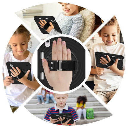 For iPad mini (2024) / (2021) Case Kickstand PC + Silicone + TPU Tablet Cover