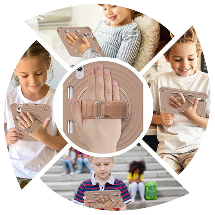 For iPad mini (2024) / (2021) Case Kickstand PC + Silicone + TPU Tablet Cover