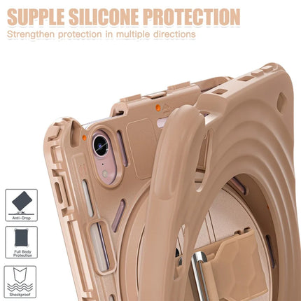 For iPad mini (2024) / (2021) Case Kickstand PC + Silicone + TPU Tablet Cover