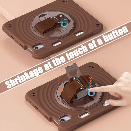 For iPad mini (2024) / (2021) Case Kickstand PC + Silicone + TPU Tablet Cover