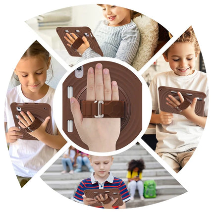For iPad mini (2024) / (2021) Case Kickstand PC + Silicone + TPU Tablet Cover