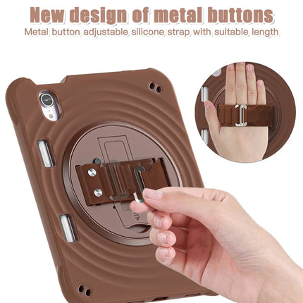 For iPad mini (2024) / (2021) Case Kickstand PC + Silicone + TPU Tablet Cover