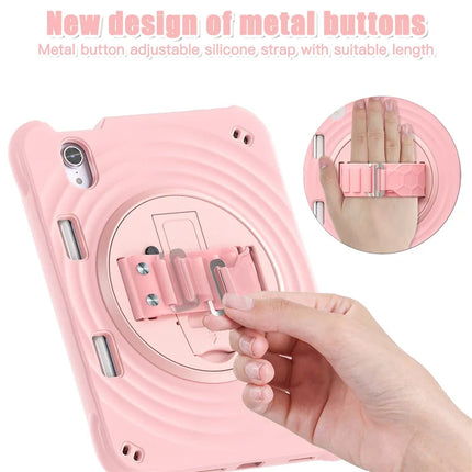 For iPad mini (2024) / (2021) Case Kickstand PC + Silicone + TPU Tablet Cover