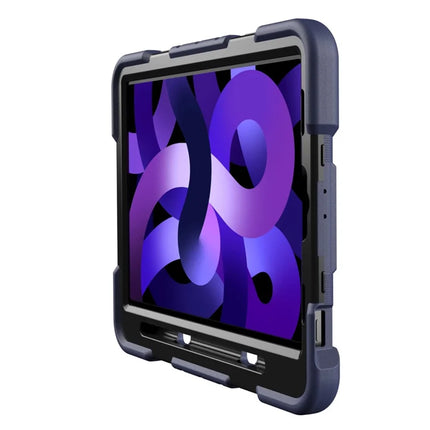 Tablet Case For iPad Air (2022) / (2020) / iPad Pro 11 (2022) / (2021) / (2020) / (2018) PC + Silicone Cover with Kickstand Wrist Strap