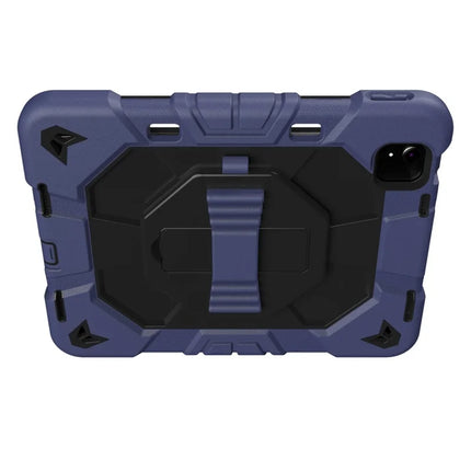 Tablet Case For iPad Air (2022) / (2020) / iPad Pro 11 (2022) / (2021) / (2020) / (2018) PC + Silicone Cover with Kickstand Wrist Strap