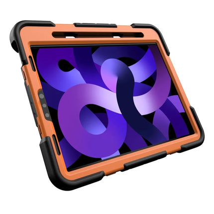 Tablet Case For iPad Air (2022) / (2020) / iPad Pro 11 (2022) / (2021) / (2020) / (2018) PC + Silicone Cover with Kickstand Wrist Strap