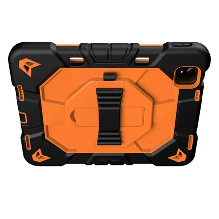 Tablet Case For iPad Air (2022) / (2020) / iPad Pro 11 (2022) / (2021) / (2020) / (2018) PC + Silicone Cover with Kickstand Wrist Strap