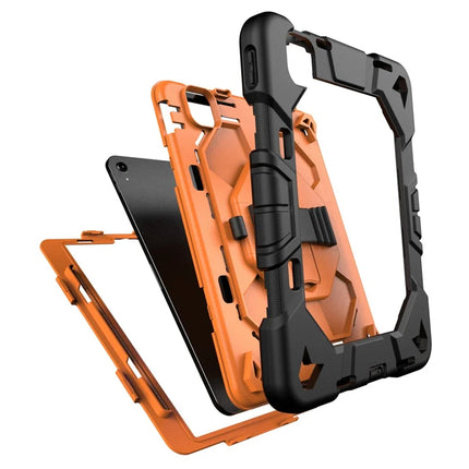 Tablet Case For iPad Air (2022) / (2020) / iPad Pro 11 (2022) / (2021) / (2020) / (2018) PC + Silicone Cover with Kickstand Wrist Strap