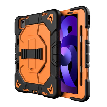 Tablet Case For iPad Air (2022) / (2020) / iPad Pro 11 (2022) / (2021) / (2020) / (2018) PC + Silicone Cover with Kickstand Wrist Strap