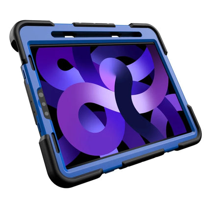 Tablet Case For iPad Air (2022) / (2020) / iPad Pro 11 (2022) / (2021) / (2020) / (2018) PC + Silicone Cover with Kickstand Wrist Strap